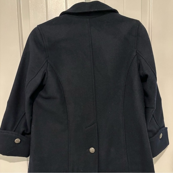 Anthropologie Navy blue Size 2 Double-Breasted Blazer - Picture 6 of 10